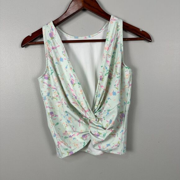 SweetHoney Girls Athletic Tank Top Size 14 Green Activewear - Picture 3 of 3